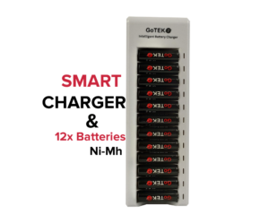 Batteries & smart charger GoTEK7 